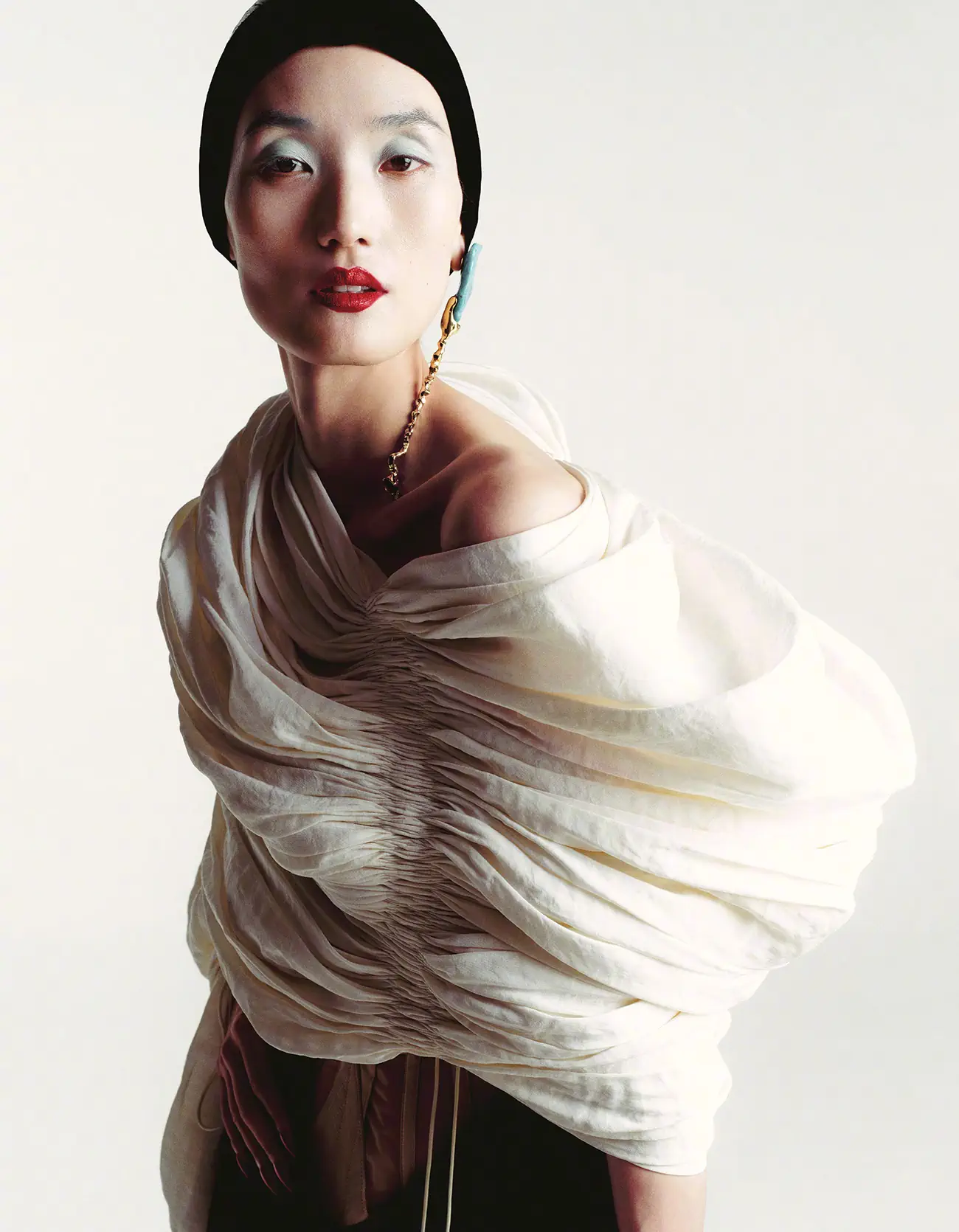 Lina Zhang covers Elle China October 2023 by Nick Yang