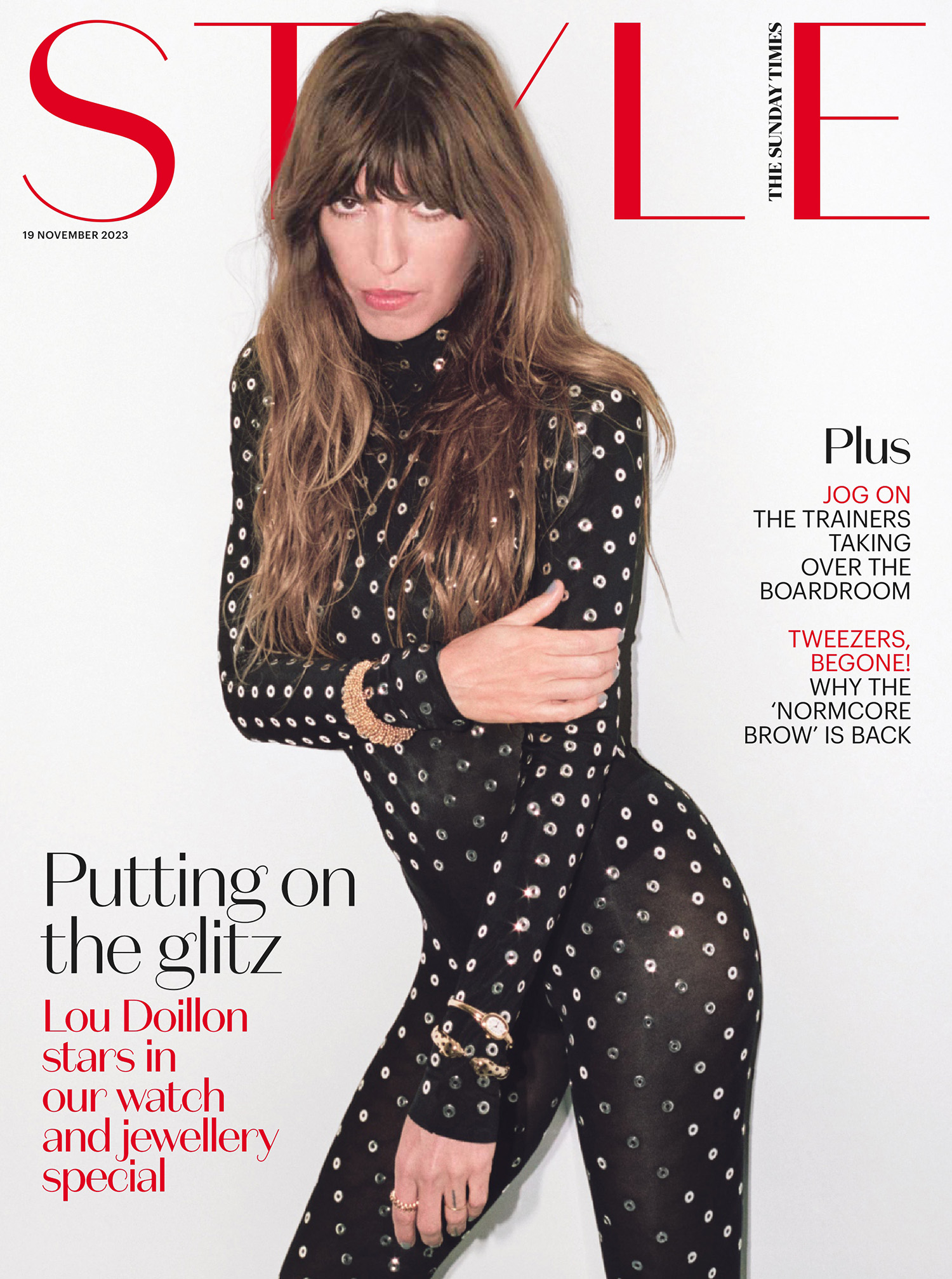 Lou Doillon covers The Sunday Times Style November 19th, 2023 by Katja Rahlwes
