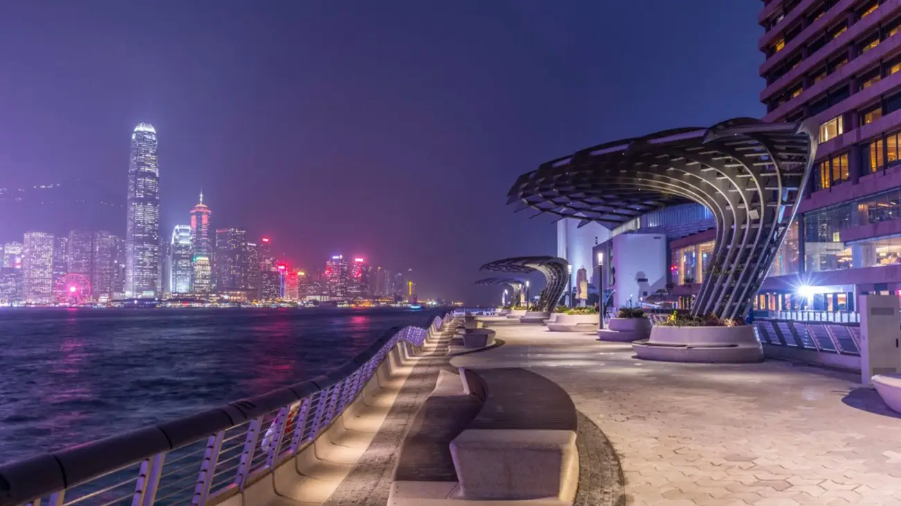Louis Vuitton's first men's Pre-Fall show lights up Hong Kong's Victoria Harbour