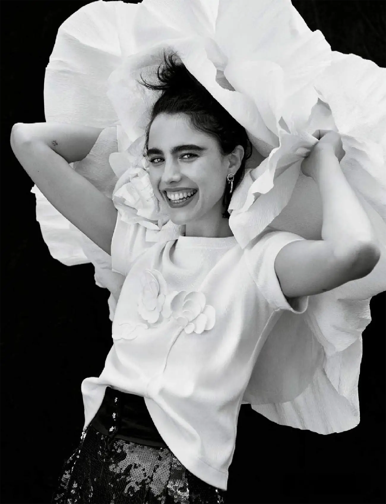 Margaret Qualley covers Elle France November 16th, 2023 by Cass Bird