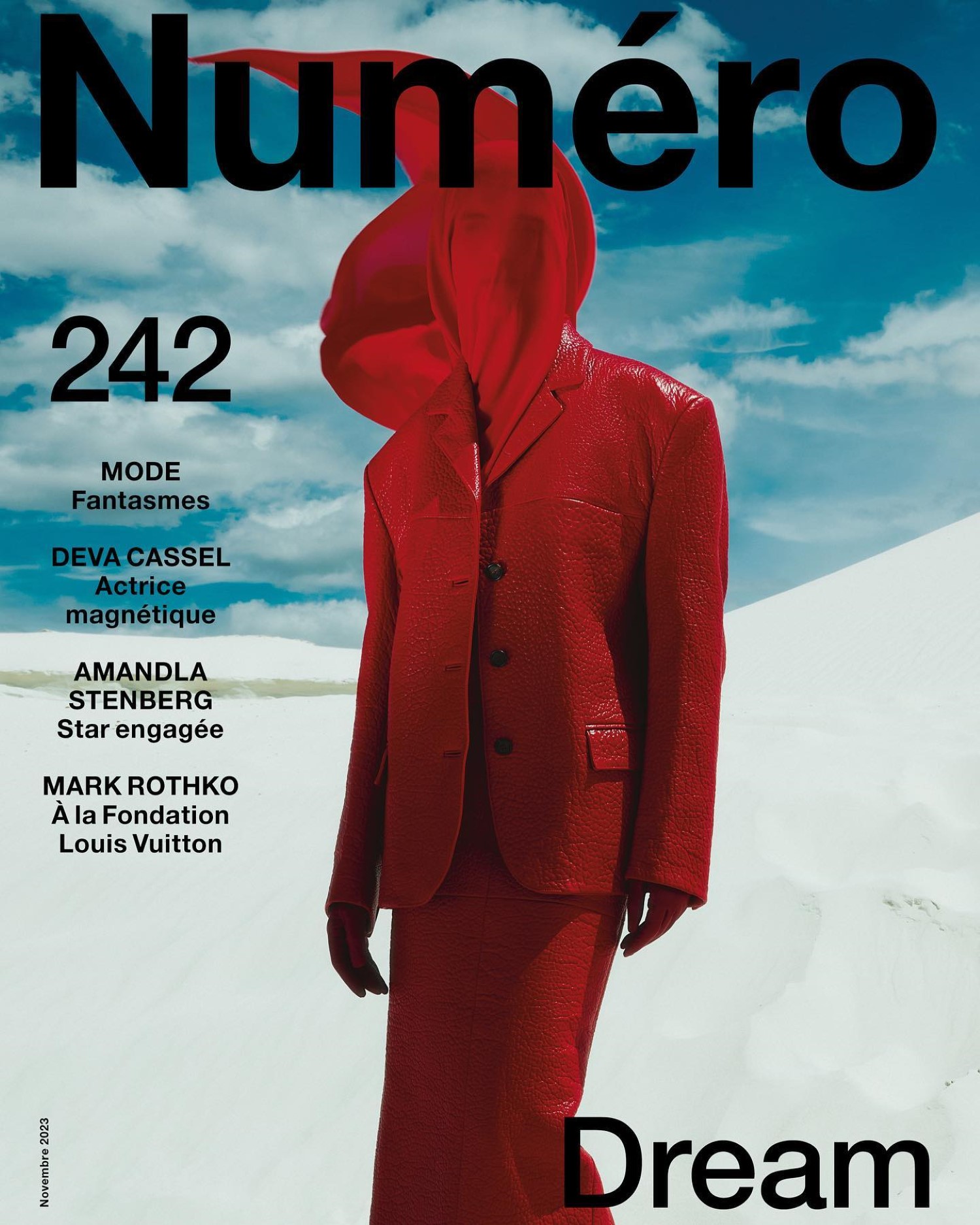 Paula Soares covers Numéro November 2023 by Sofia Sanchez & Mauro Mongiello