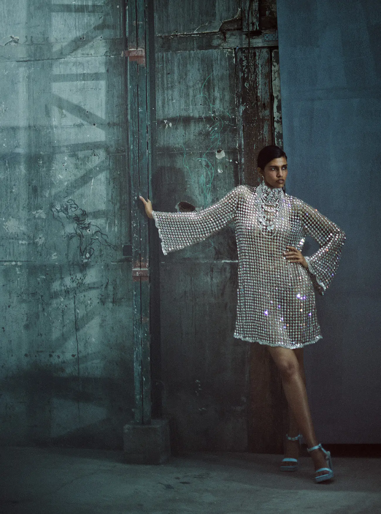 Pooja Mor covers Harper’s Bazaar UK November 2023 by Boo George