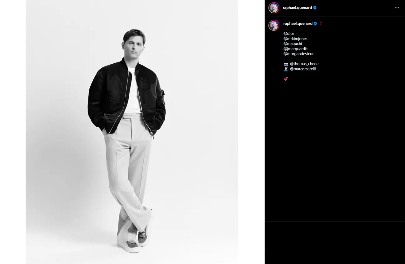 Raphaël Quenard steps out as Dior Men's newest brand ambassador