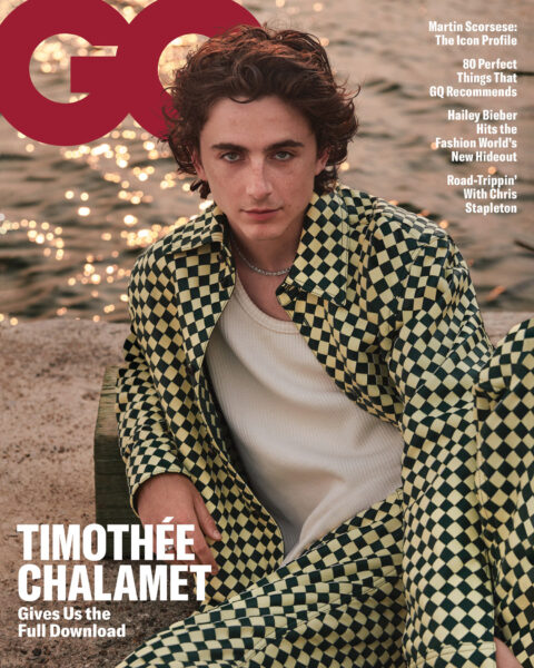 Timothée Chalamet covers GQ USA November 2023 by Cass Bird