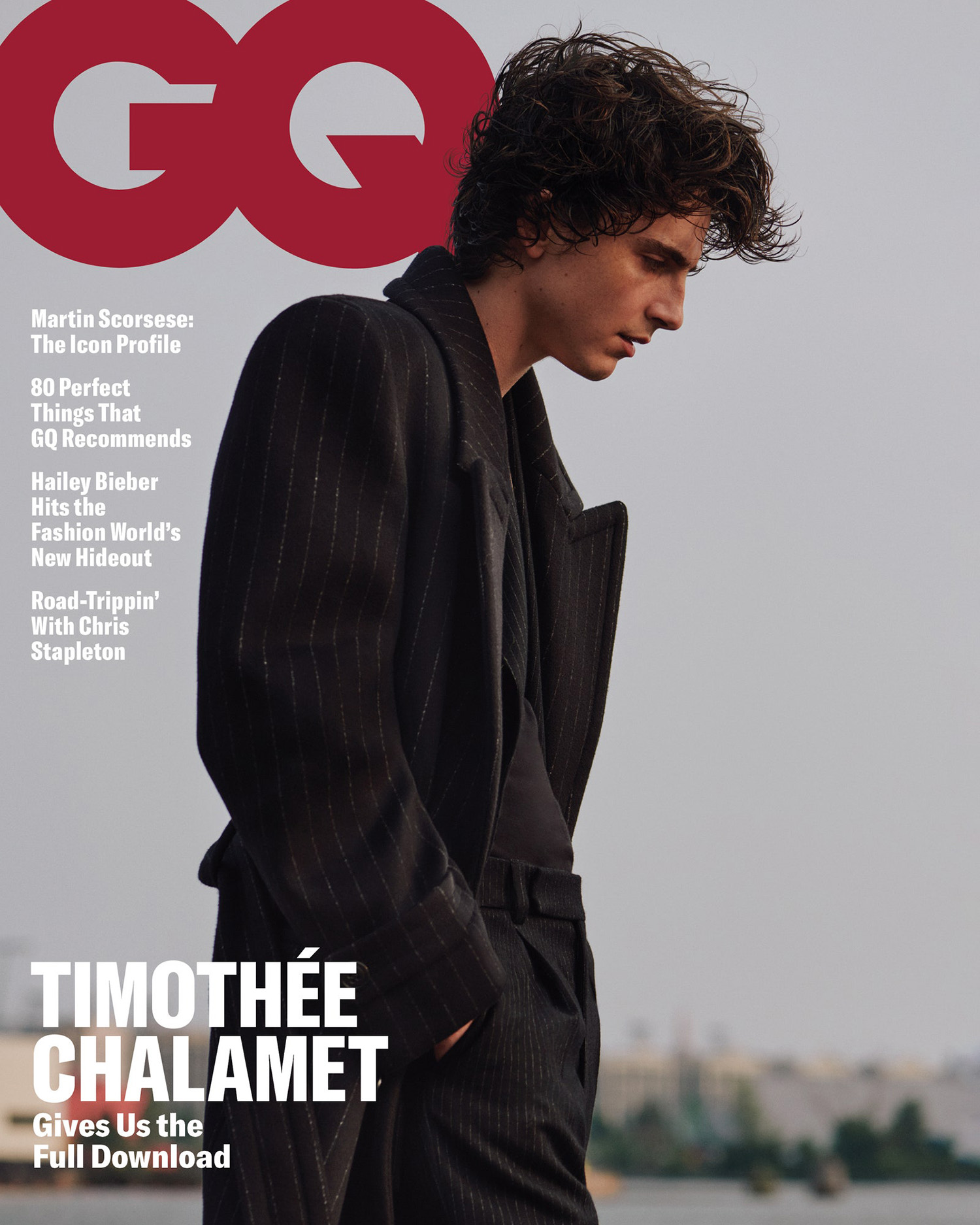 Timothée Chalamet covers GQ USA November 2023 by Cass Bird