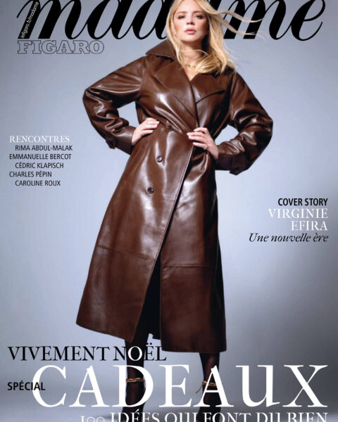 Virginie Efira covers Madame Figaro November 10th, 2023 by Mathieu Cesar