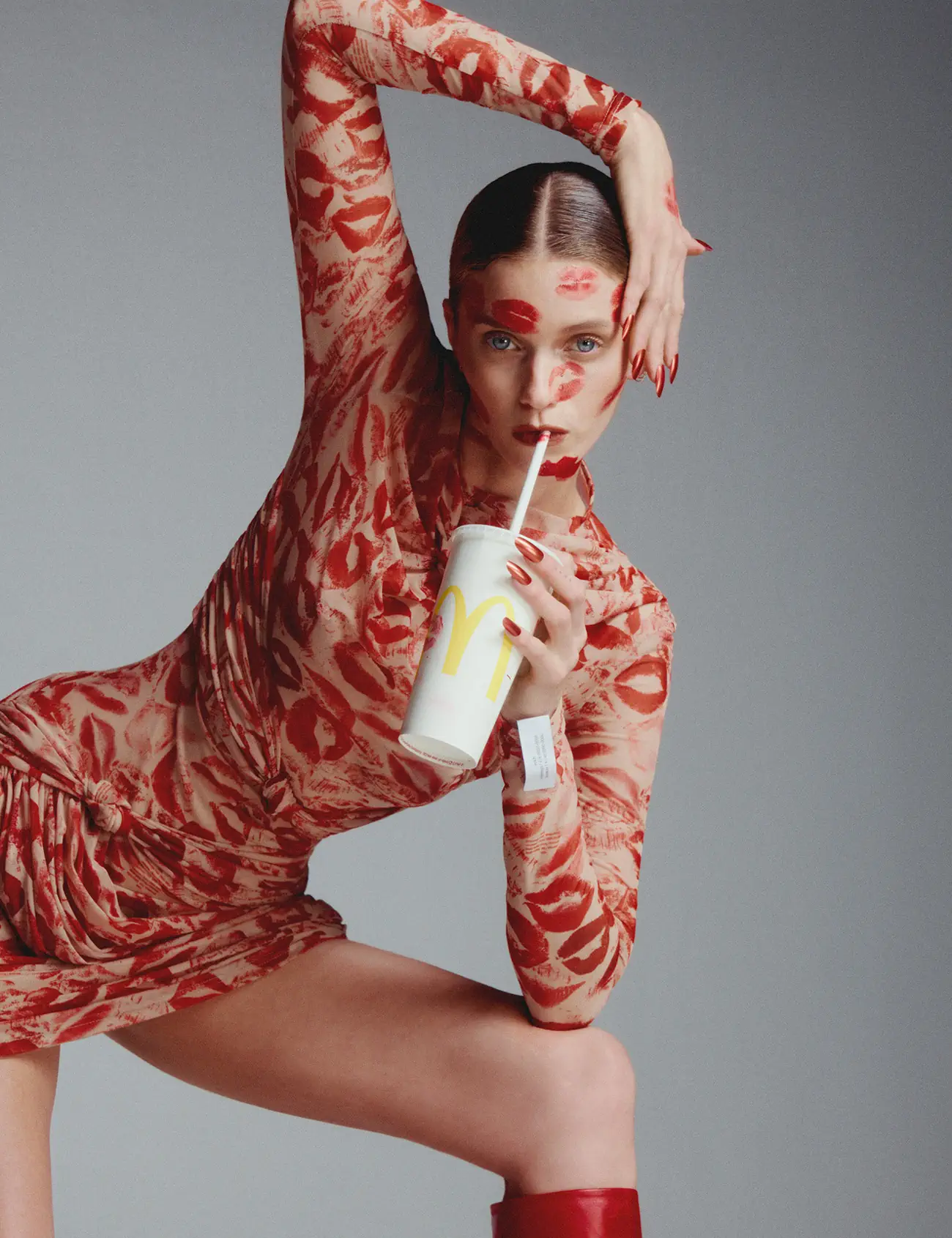 Abbey Lee Kershaw covers POP Magazine Autumn-Winter 2023 by Charlotte Wales