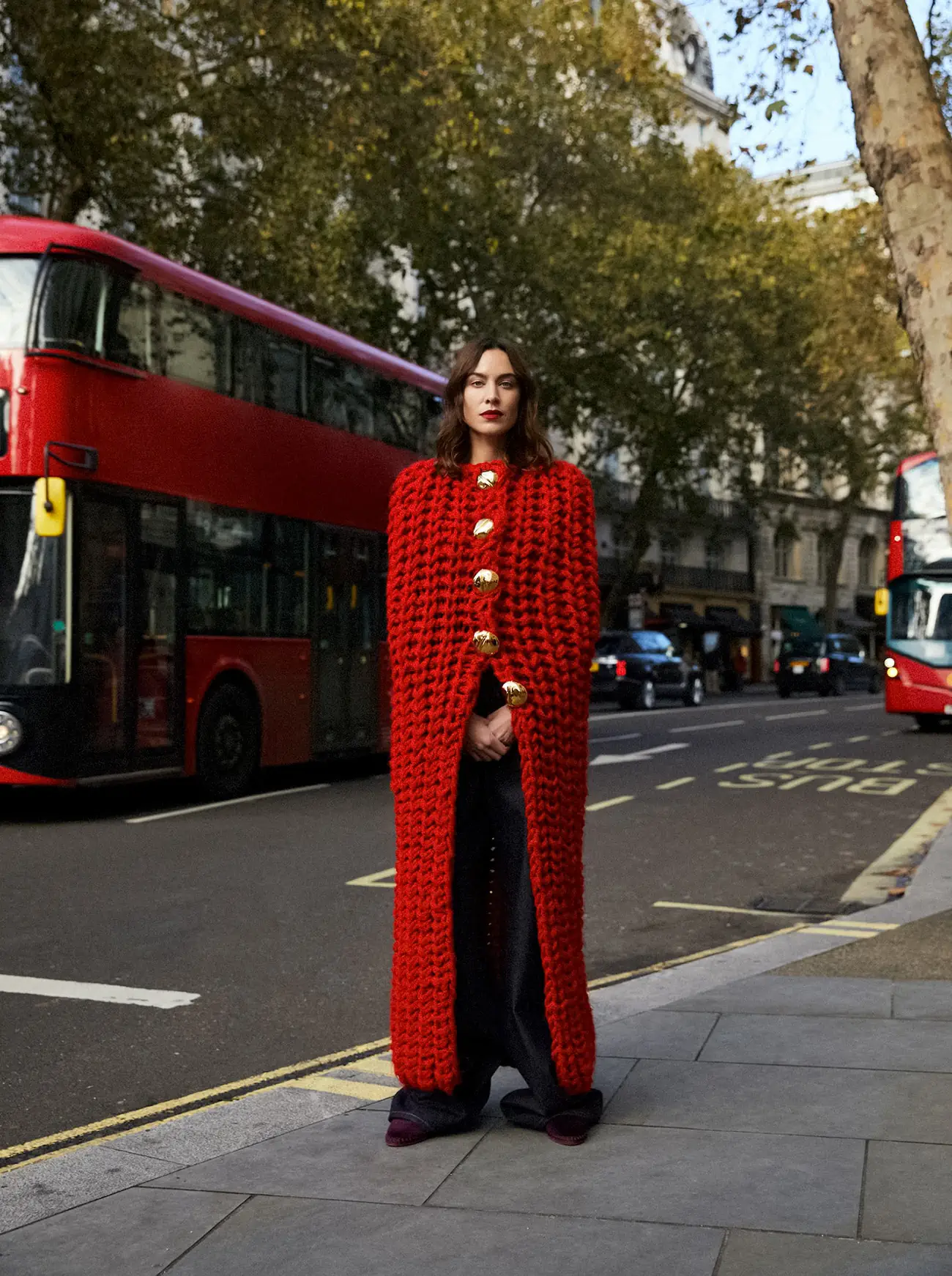 Alexa Chung covers Harper’s Bazaar Spain December 2023 by Josh Shinner
