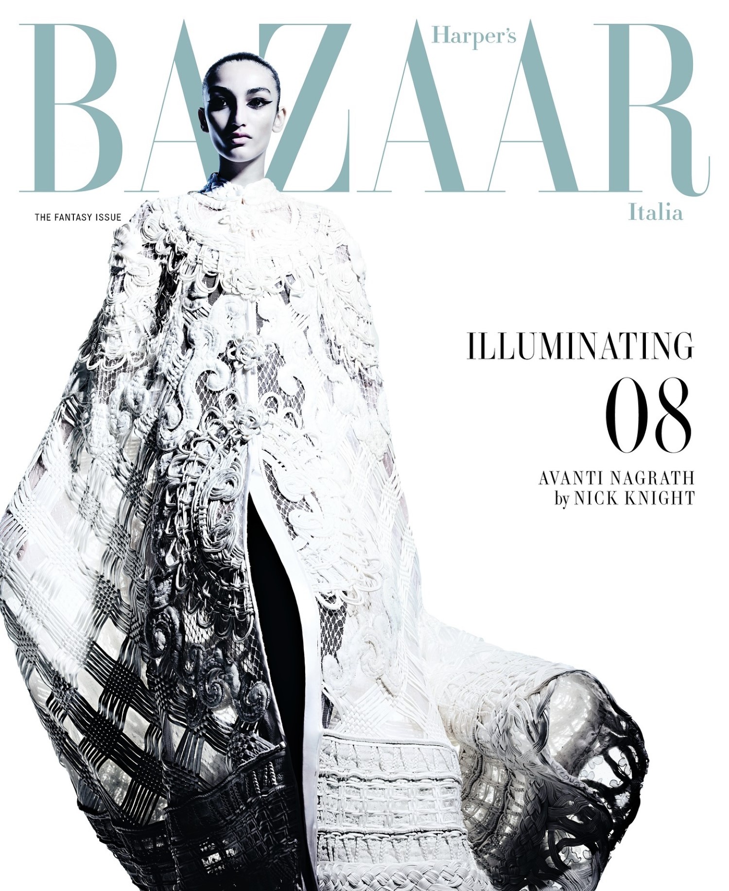 Apolline Rocco-Fohrer and Avanti Nagrath cover Harper’s Bazaar Italia December 2023 by Nick Knight