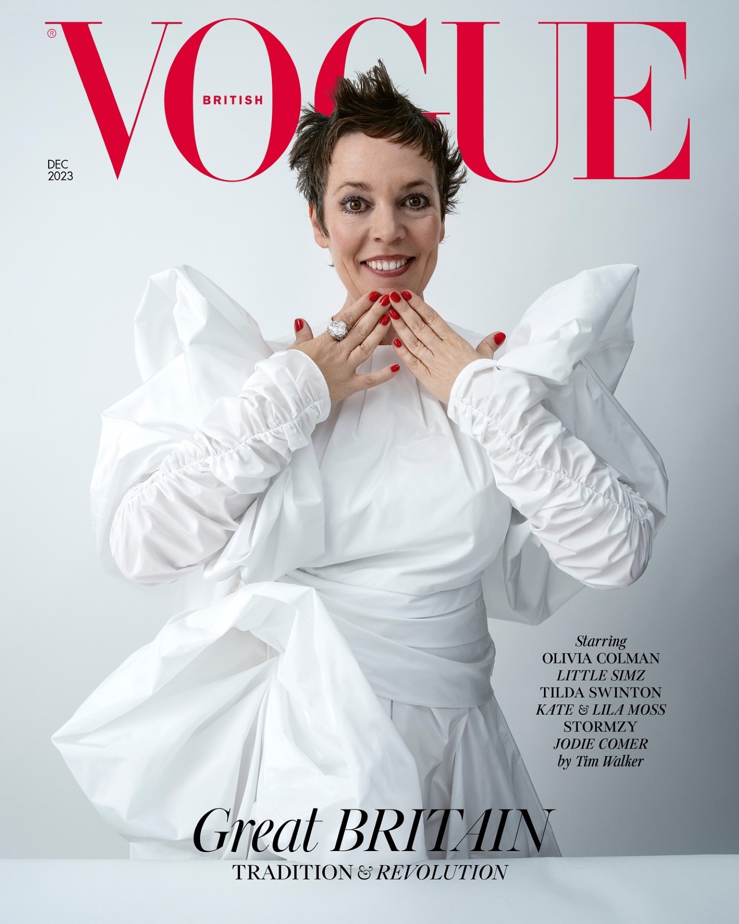 British Vogue December 2023 covers by Tim Walker