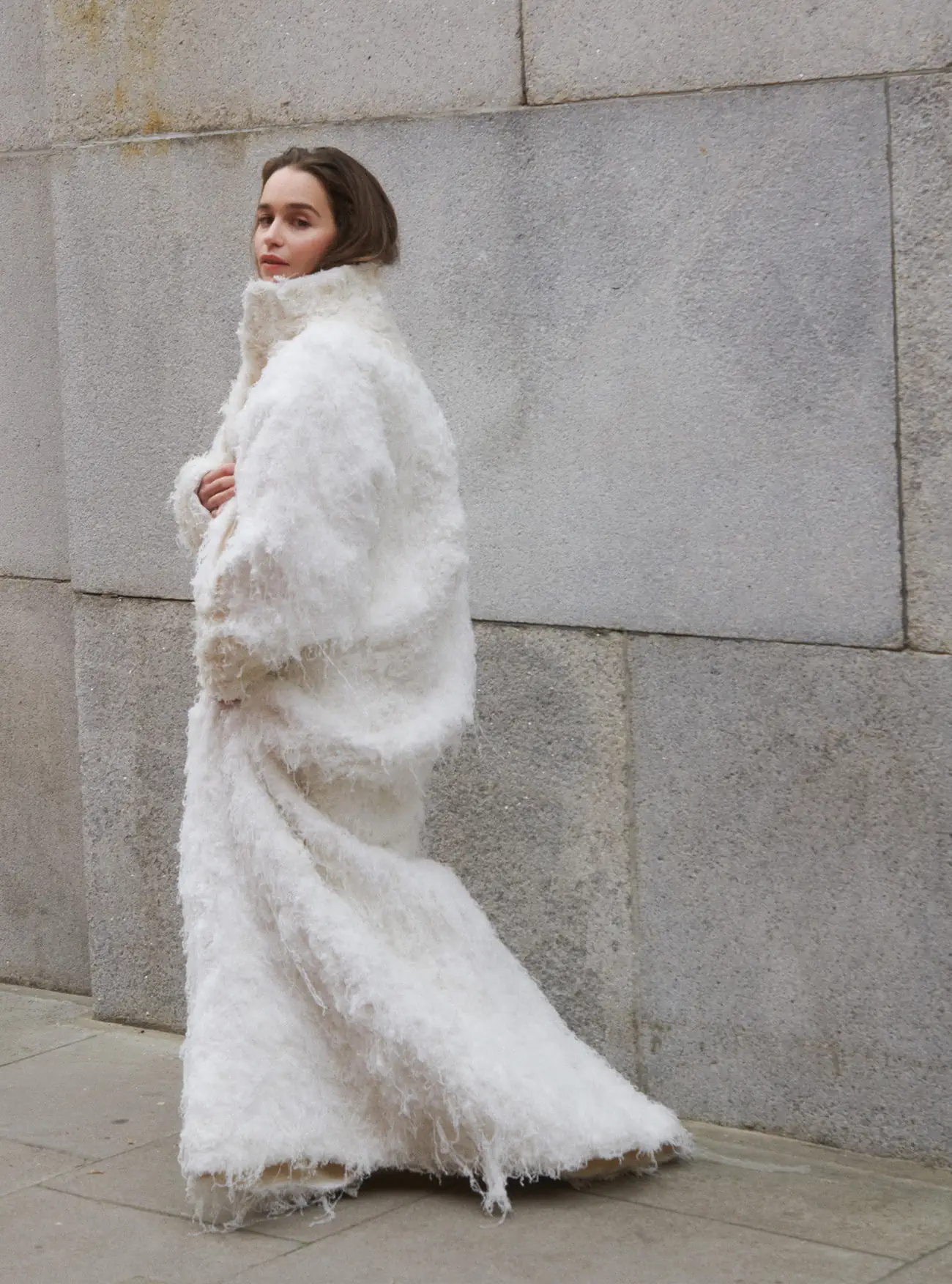 Emilia Clarke covers Harper’s Bazaar UK December 2023-January 2024 by Betina du Toit
