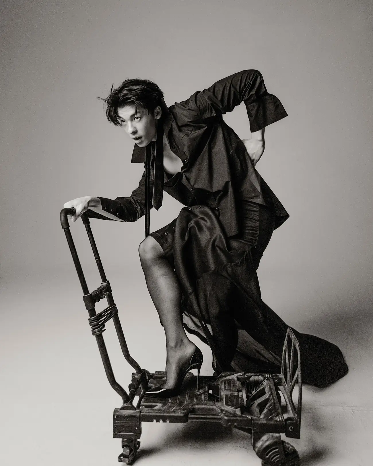 Greg Hsu covers Vogue Taiwan December 2023 by Zhong Lin