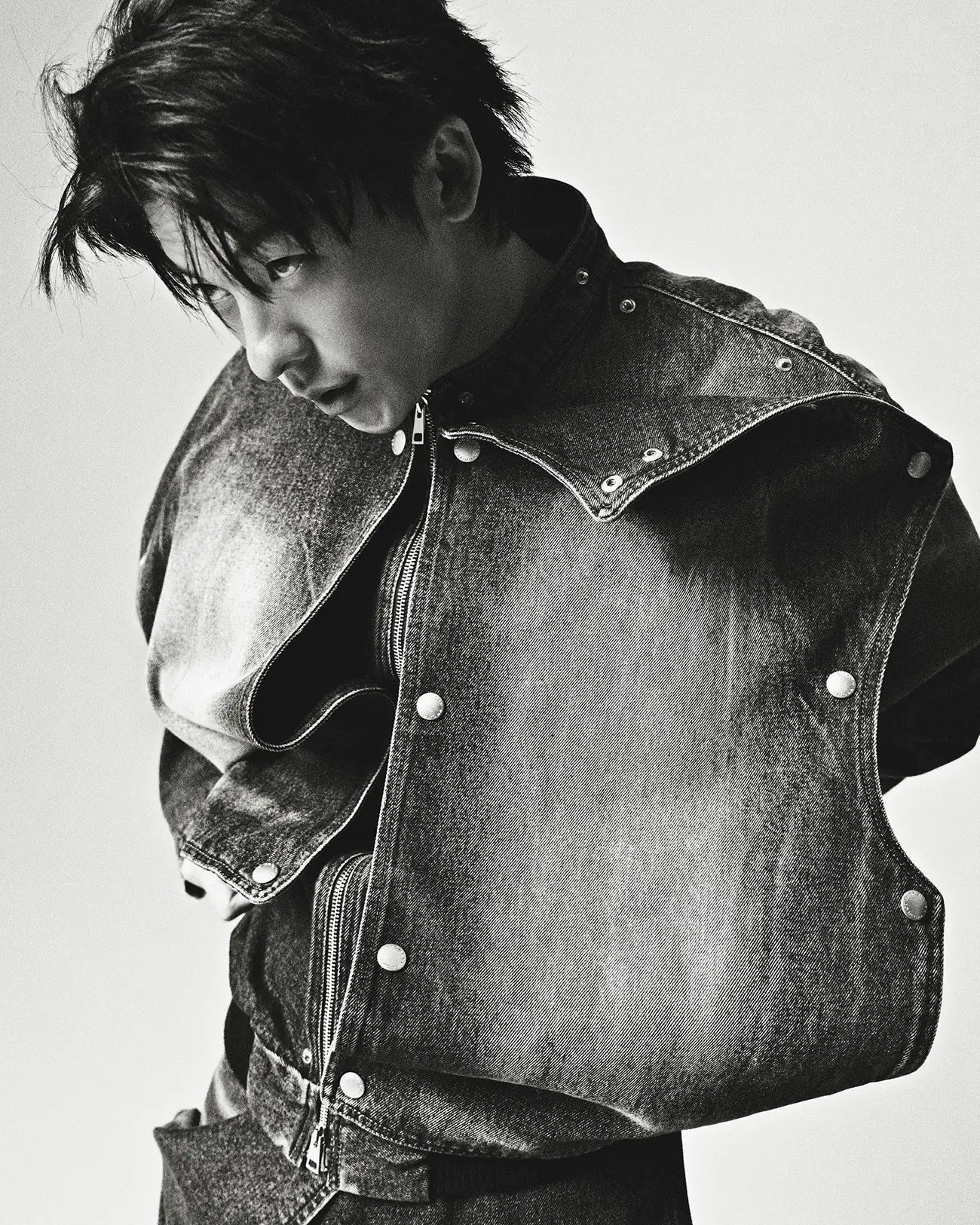 Greg Hsu covers Vogue Taiwan December 2023 by Zhong Lin