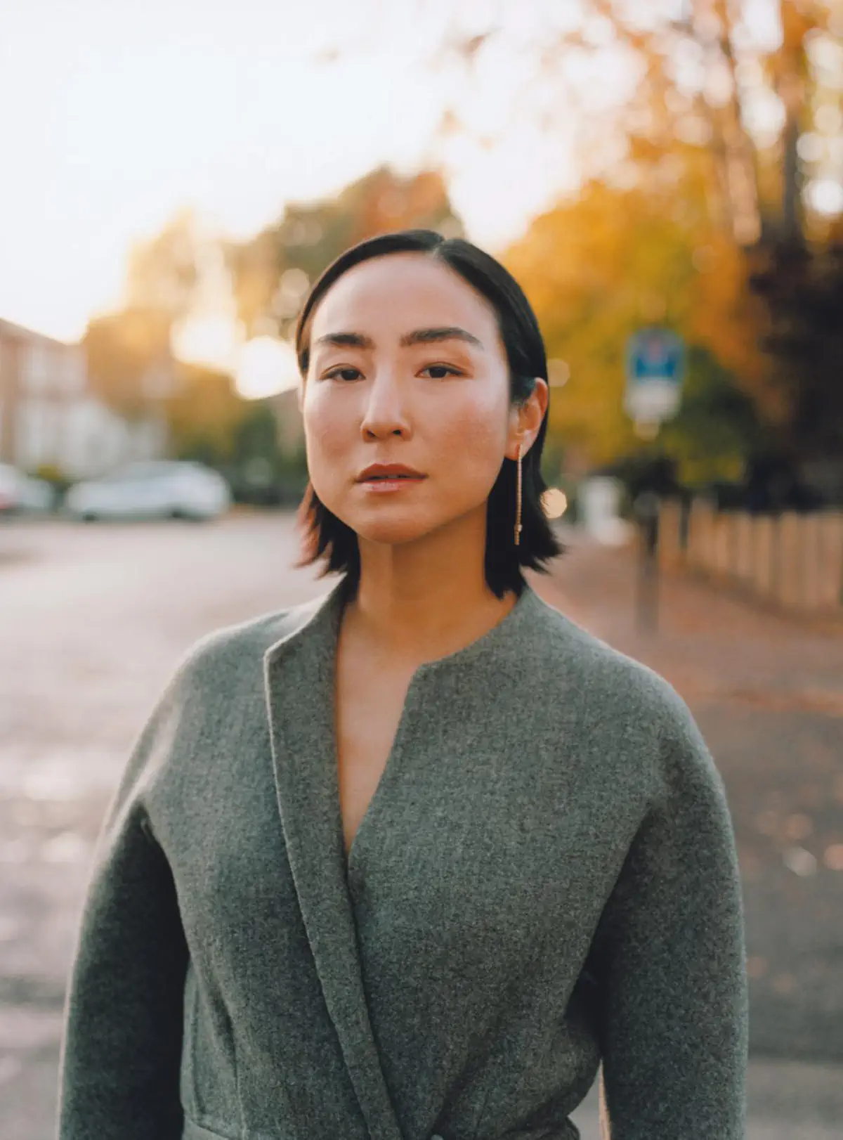Greta Lee covers The Sunday Times Style December 10th, 2023 by James Harvey-Kelly