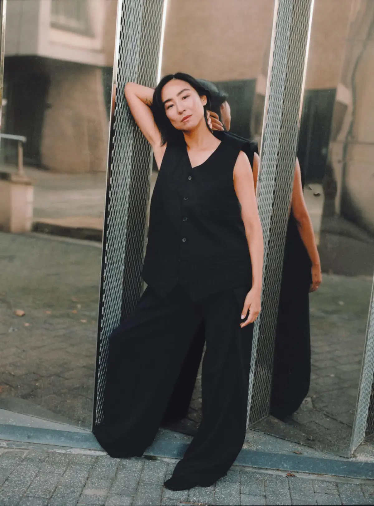 Greta Lee covers The Sunday Times Style December 10th, 2023 by James Harvey-Kelly