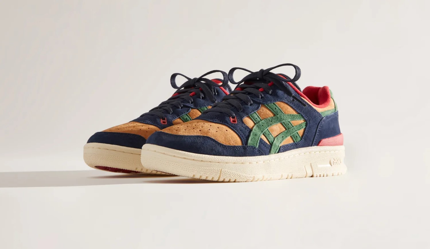 Unwrap the Kith x Asics EX89 "Outdoor" in a festive Christmas colorway