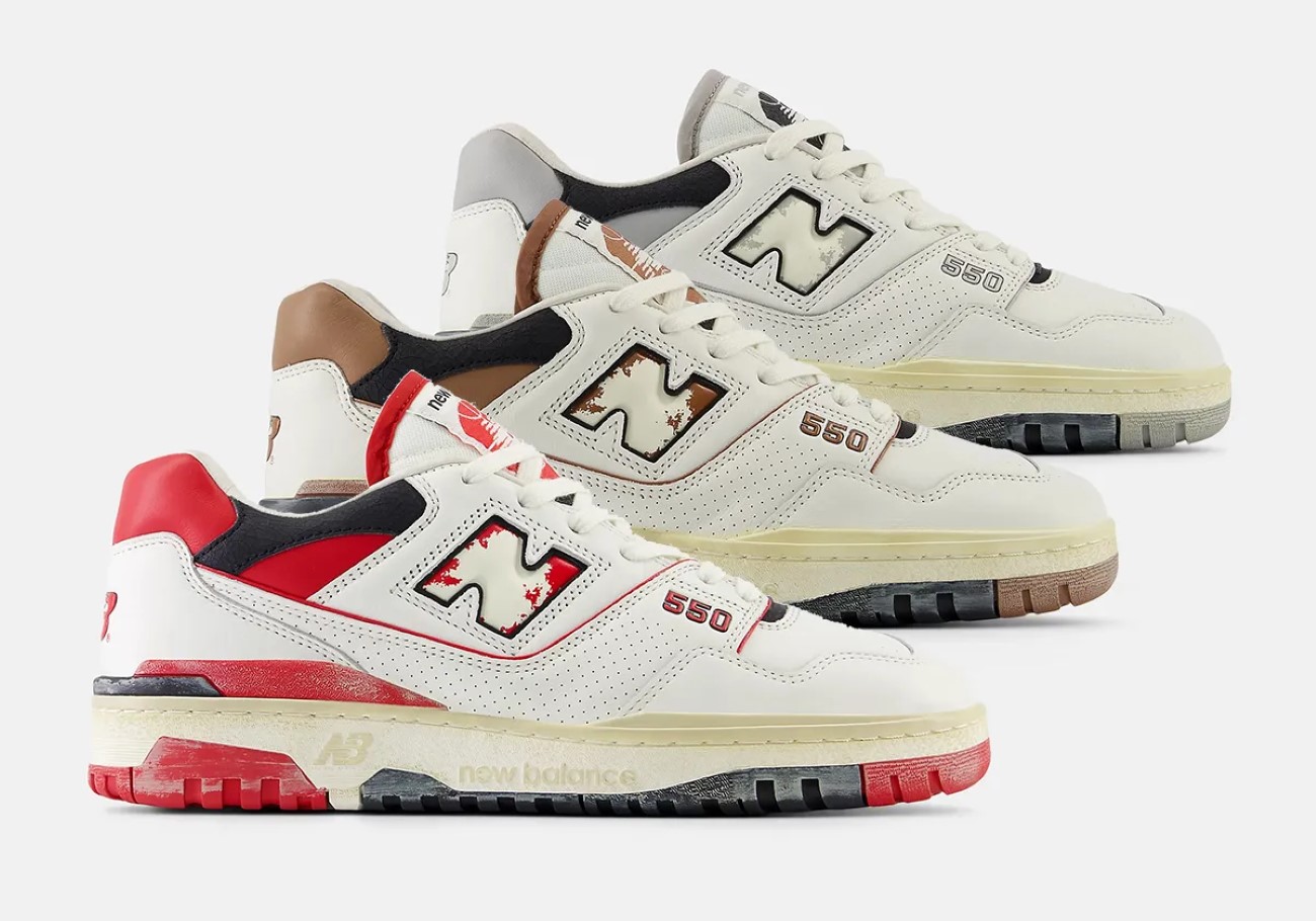 New Balance revamps the New Balance 550 with a vintage-inspired makeover