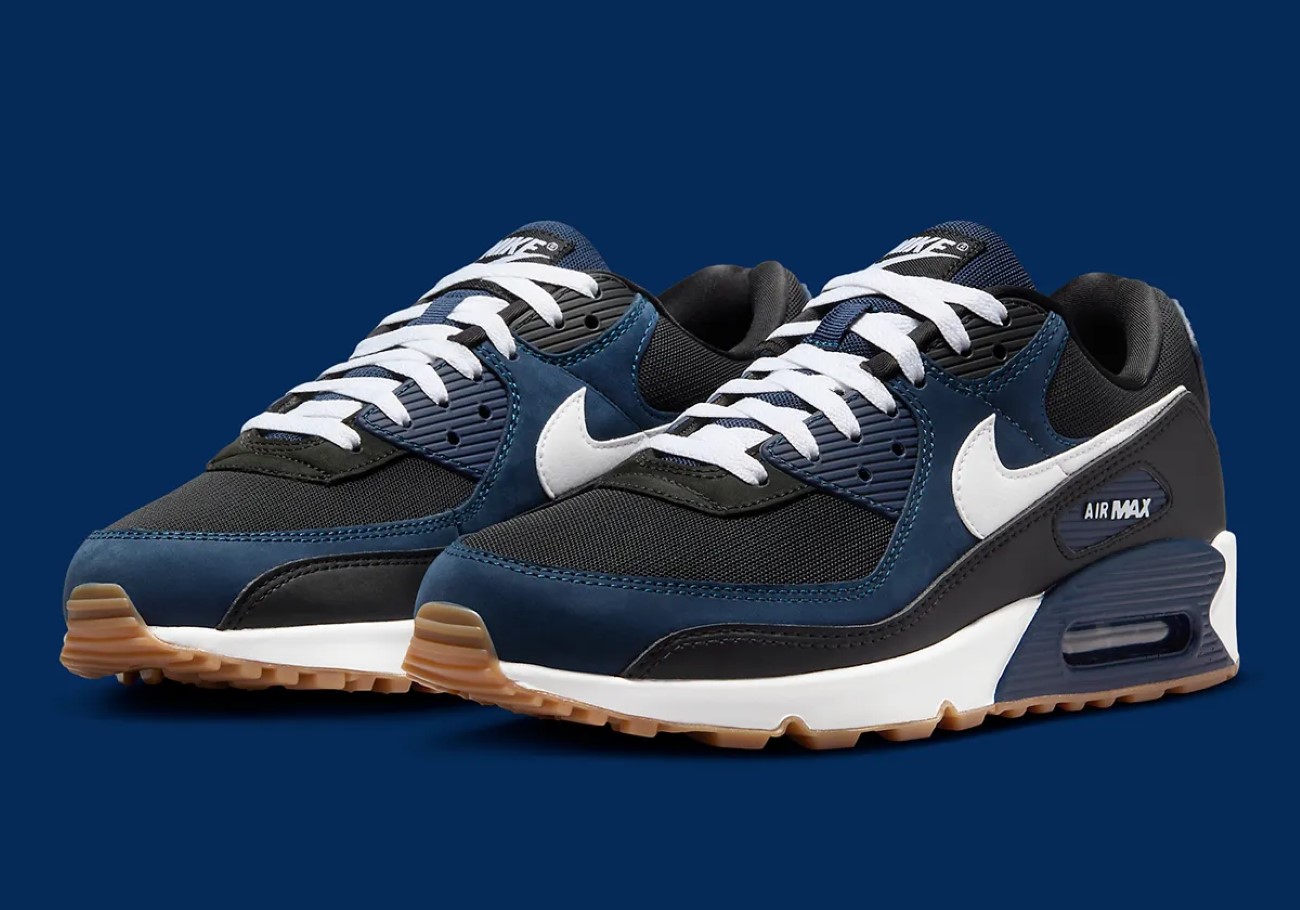 Nike Air Max 90 gets dark and moody with ''Midnight Navy'' colorway