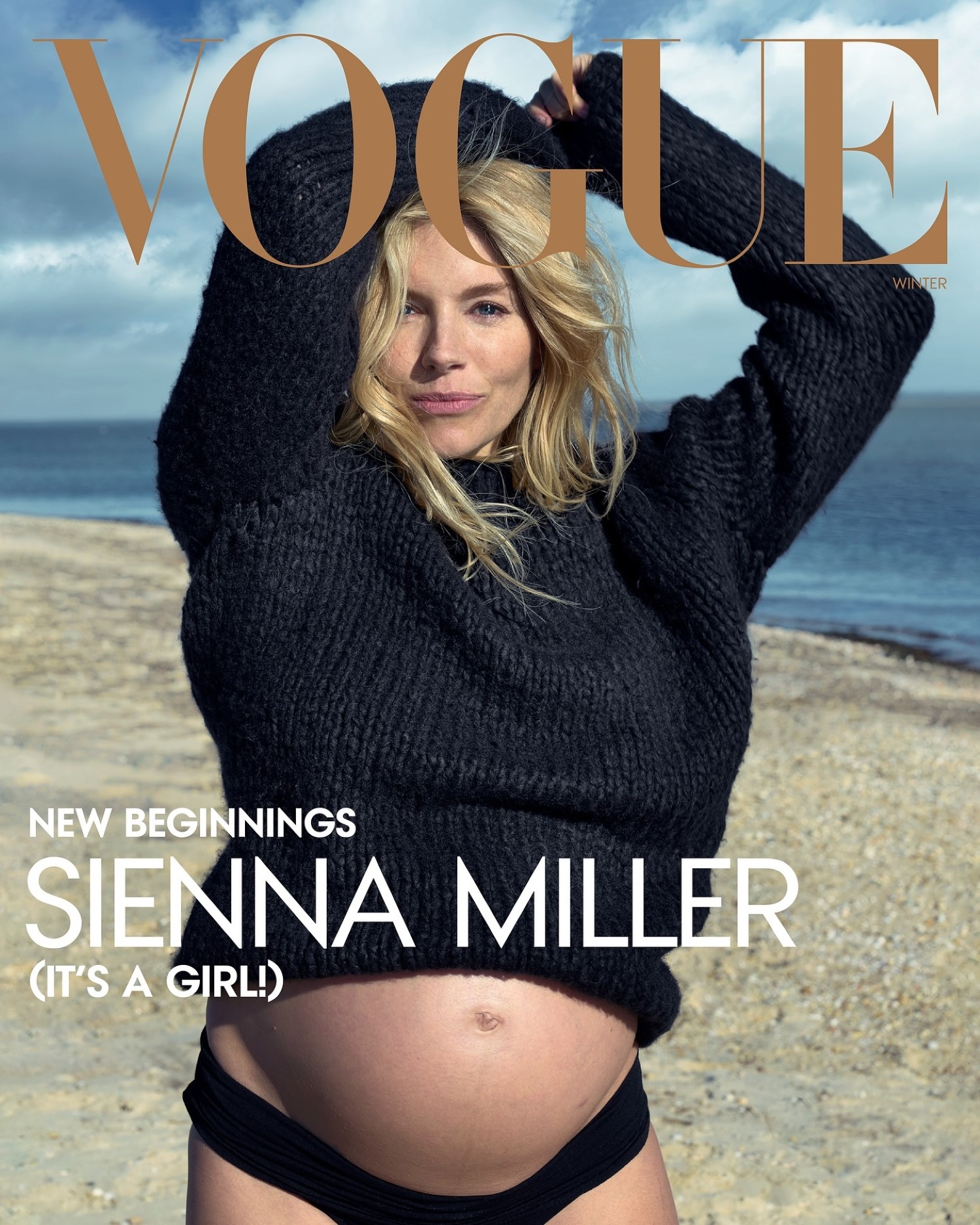 Sienna Miller covers Vogue US Winter 2024 by Annie Leibovitz