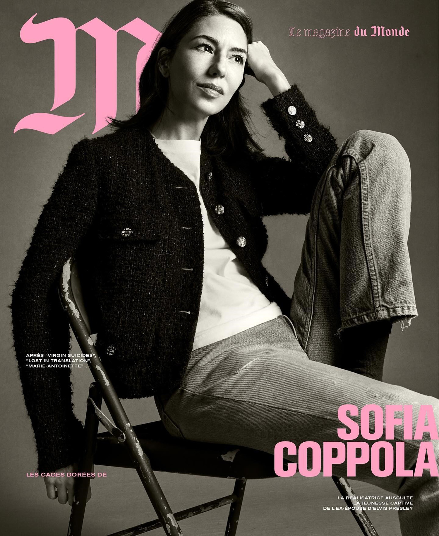 Sofia Coppola covers M Le magazine du Monde December 30th, 2023 by Ethan James Green