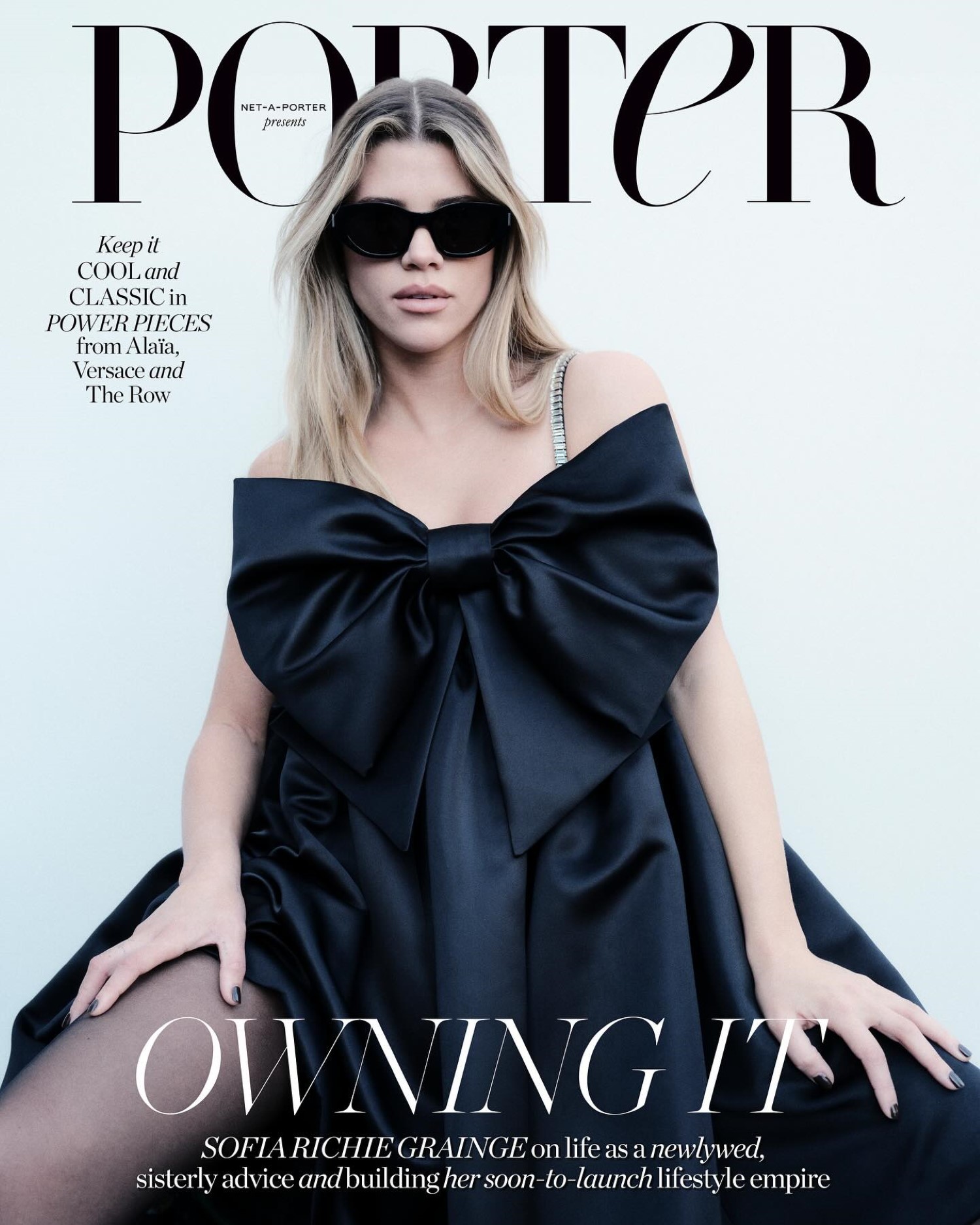 Sofia Richie Grainge covers Porter Magazine December 11th, 2023 by Alexander Saladrigas