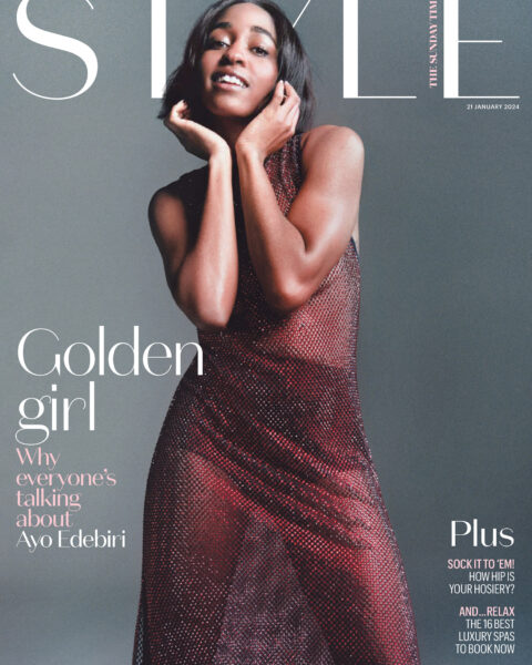 Ayo Edebiri covers The Sunday Times Style January 21st, 2024 by Olivia Malone