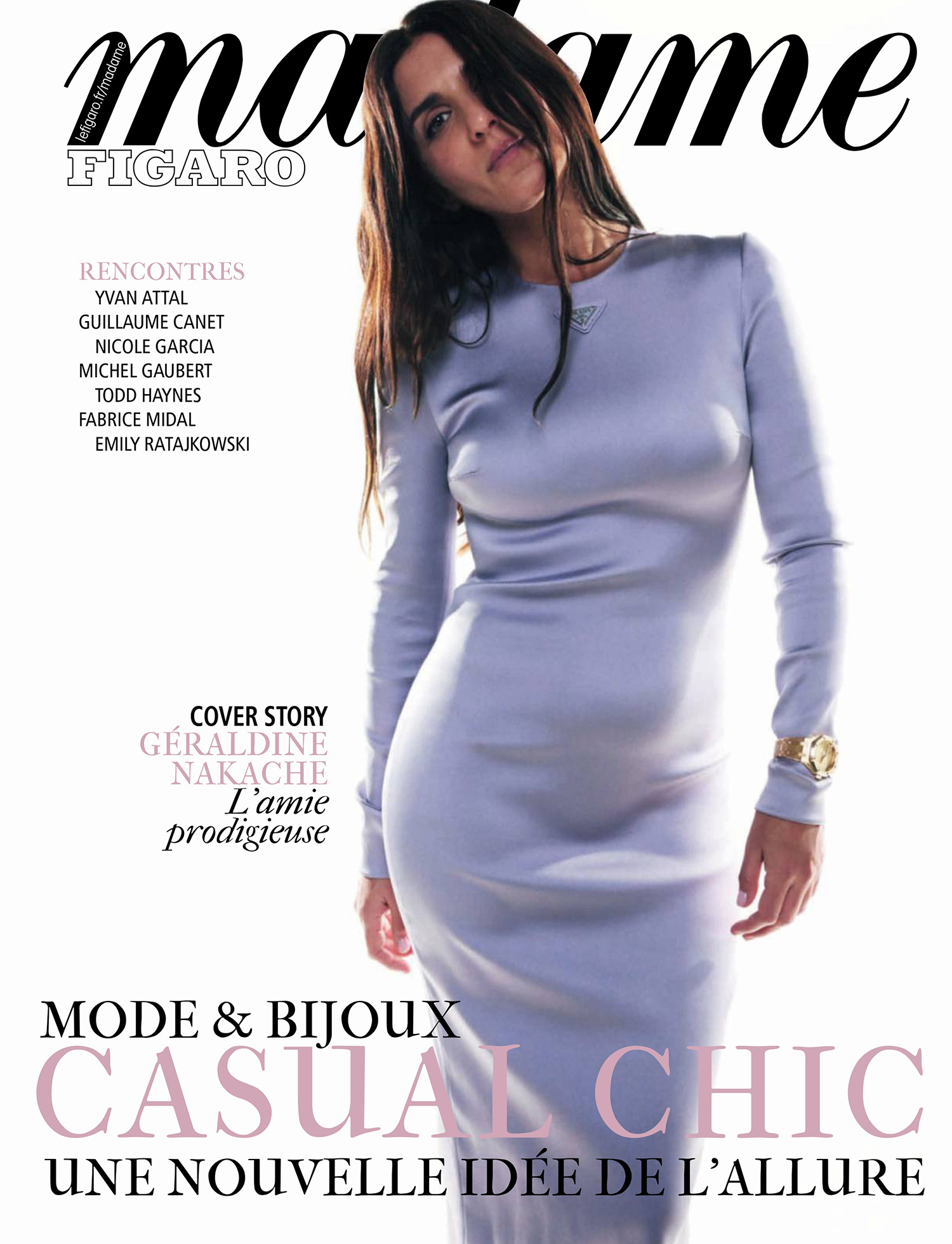 Géraldine Nakache covers Madame Figaro January 19th, 2024 by Jan Welters
