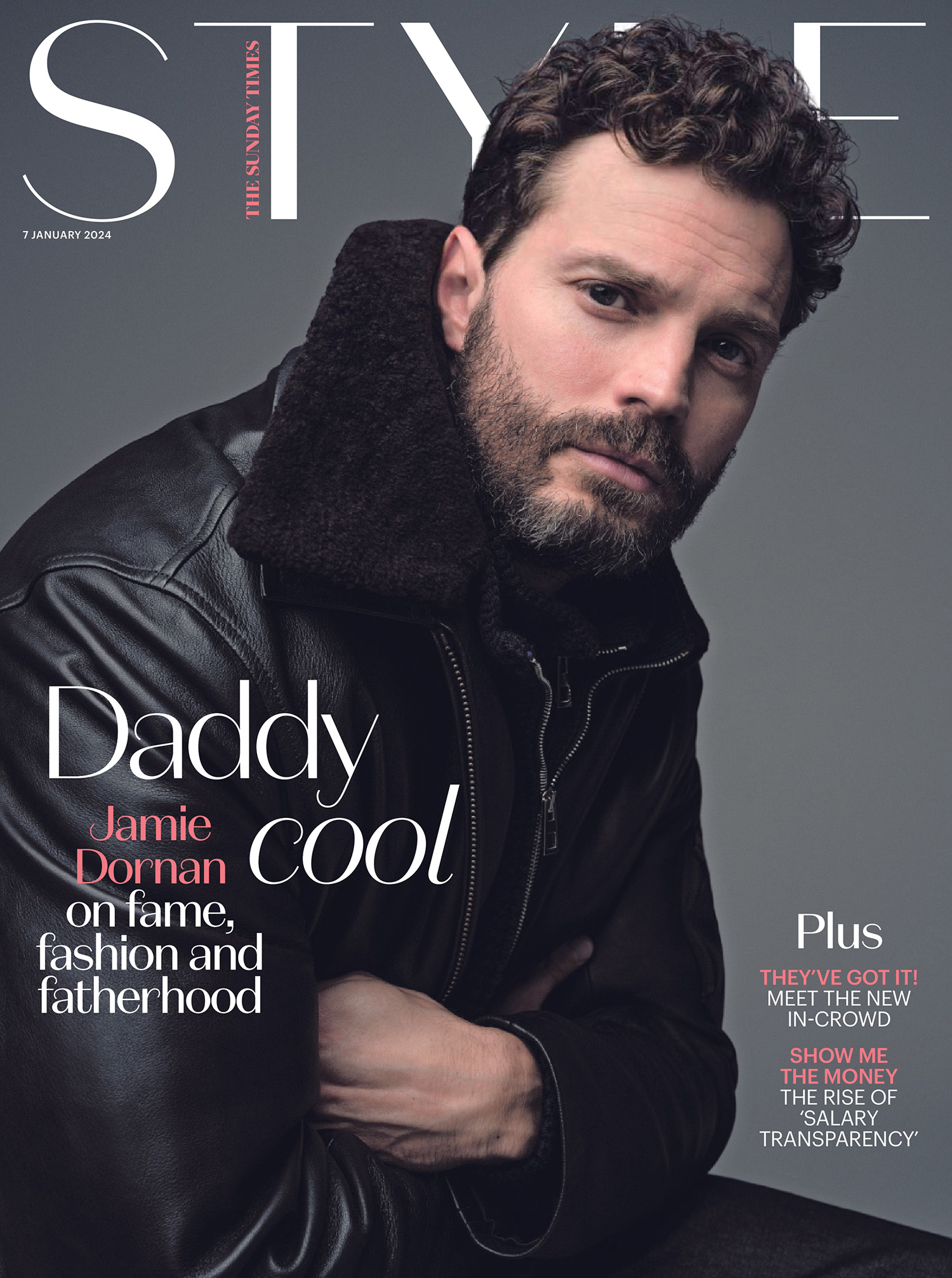 Jamie Dornan covers The Sunday Times Style January 7th, 2024 by Nathaniel Goldberg