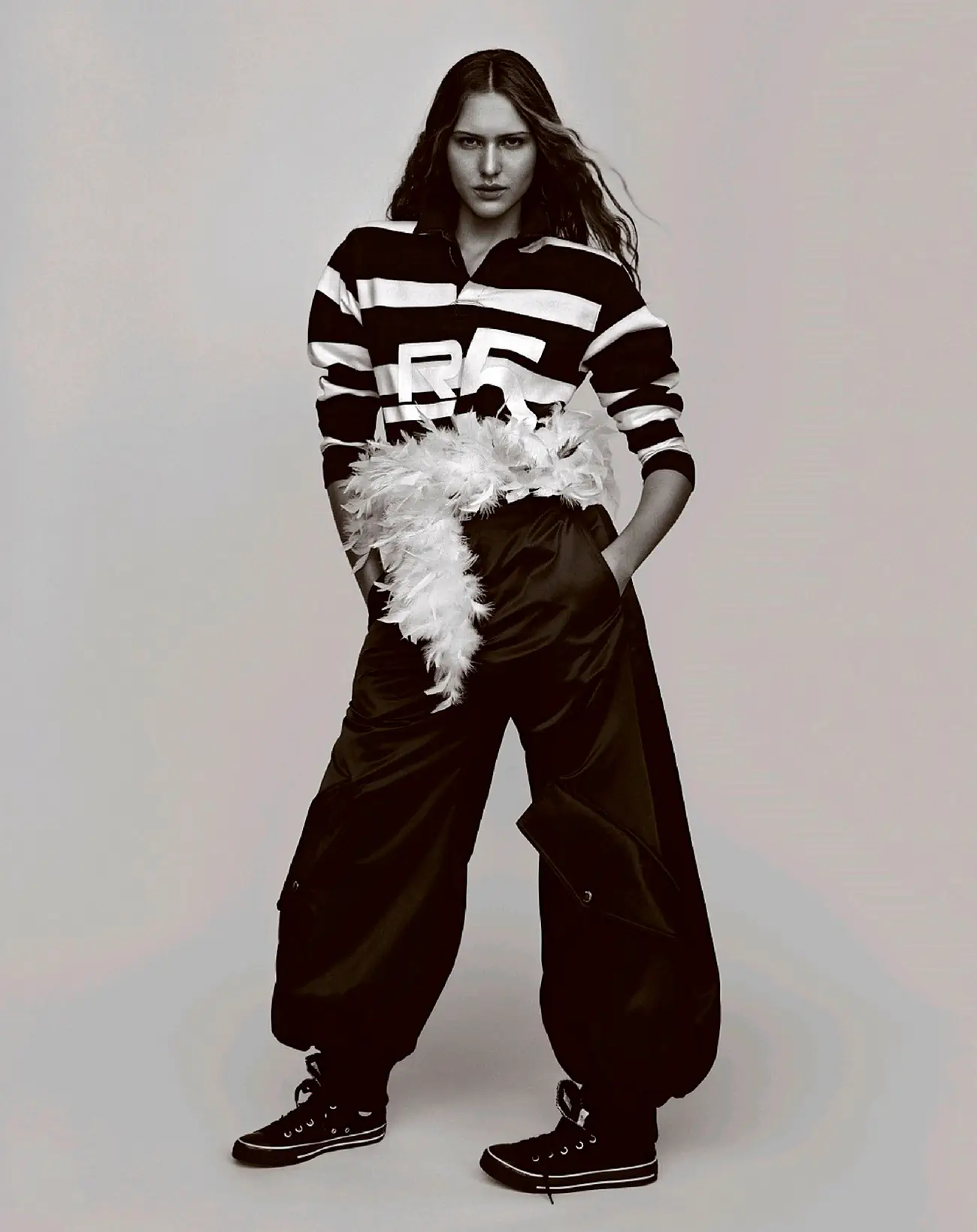 Angelina Kendall covers How To Spend It February 10th, 2024 by Alasdair McLellan