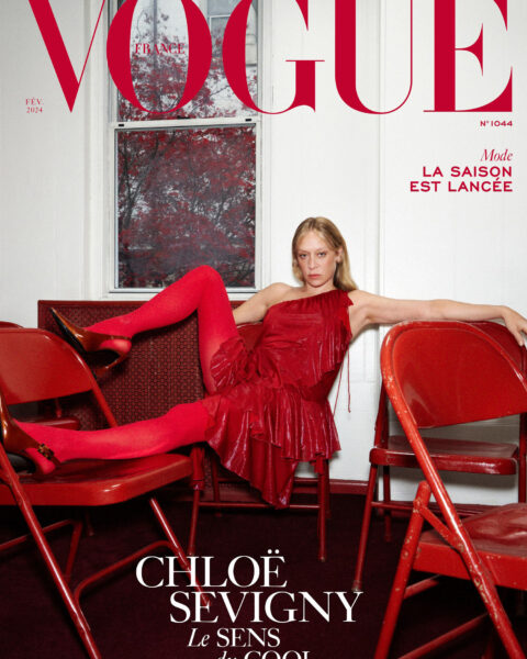 Chloë Sevigny covers Vogue France February 2024 by Larissa Hofmann