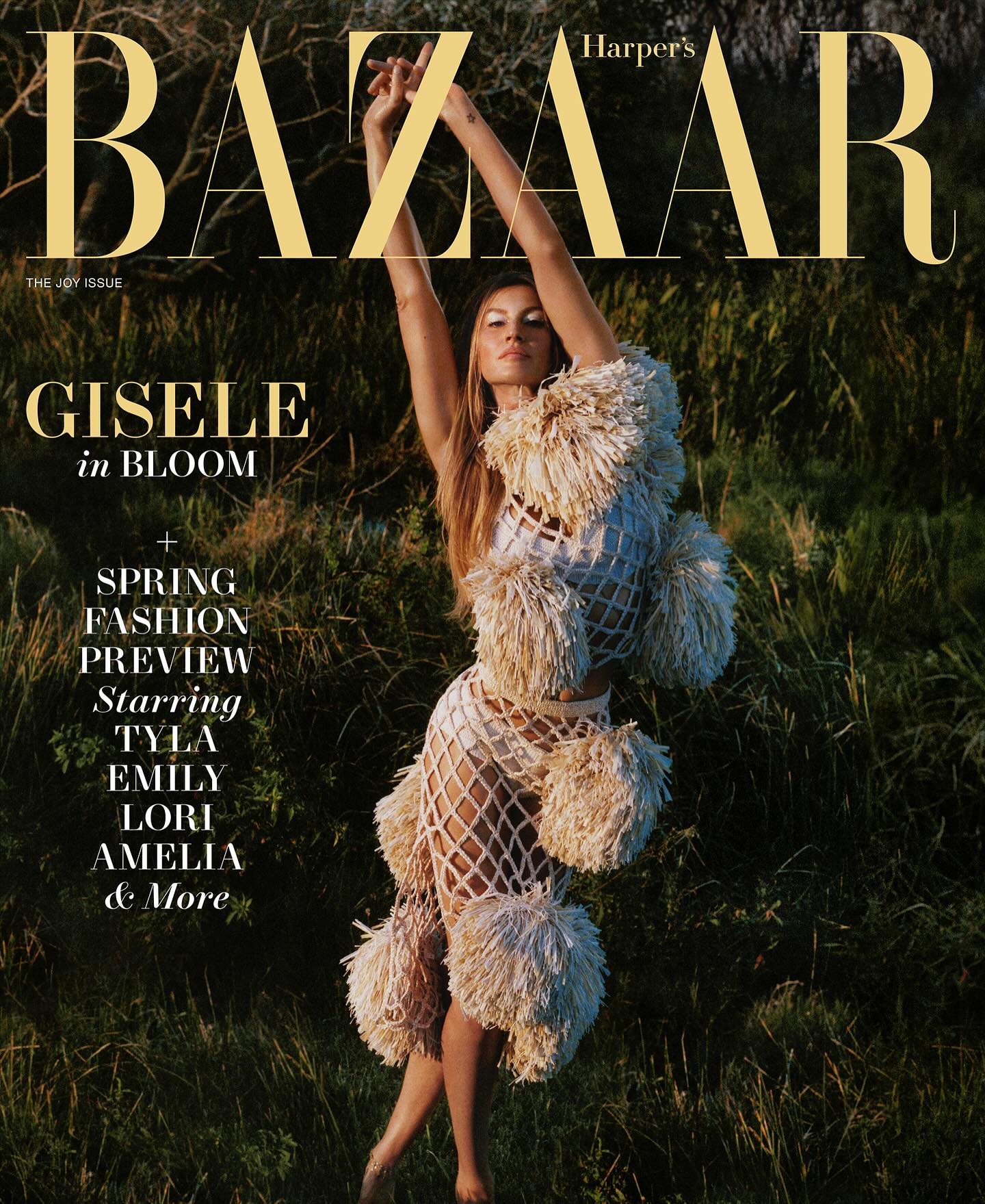 Gisele Bündchen covers Harper’s Bazaar US February 2024 by Luis Alberto Rodriguez