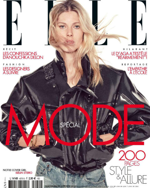 Iselin Steiro and Saskia de Brauw cover Elle France February 22nd, 2024 by Daniel Jackson