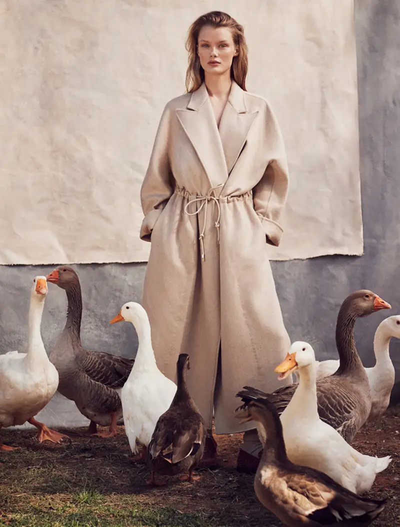 Kris Grikaite covers Vogue Greece January 2024 by Richard Phibbs
