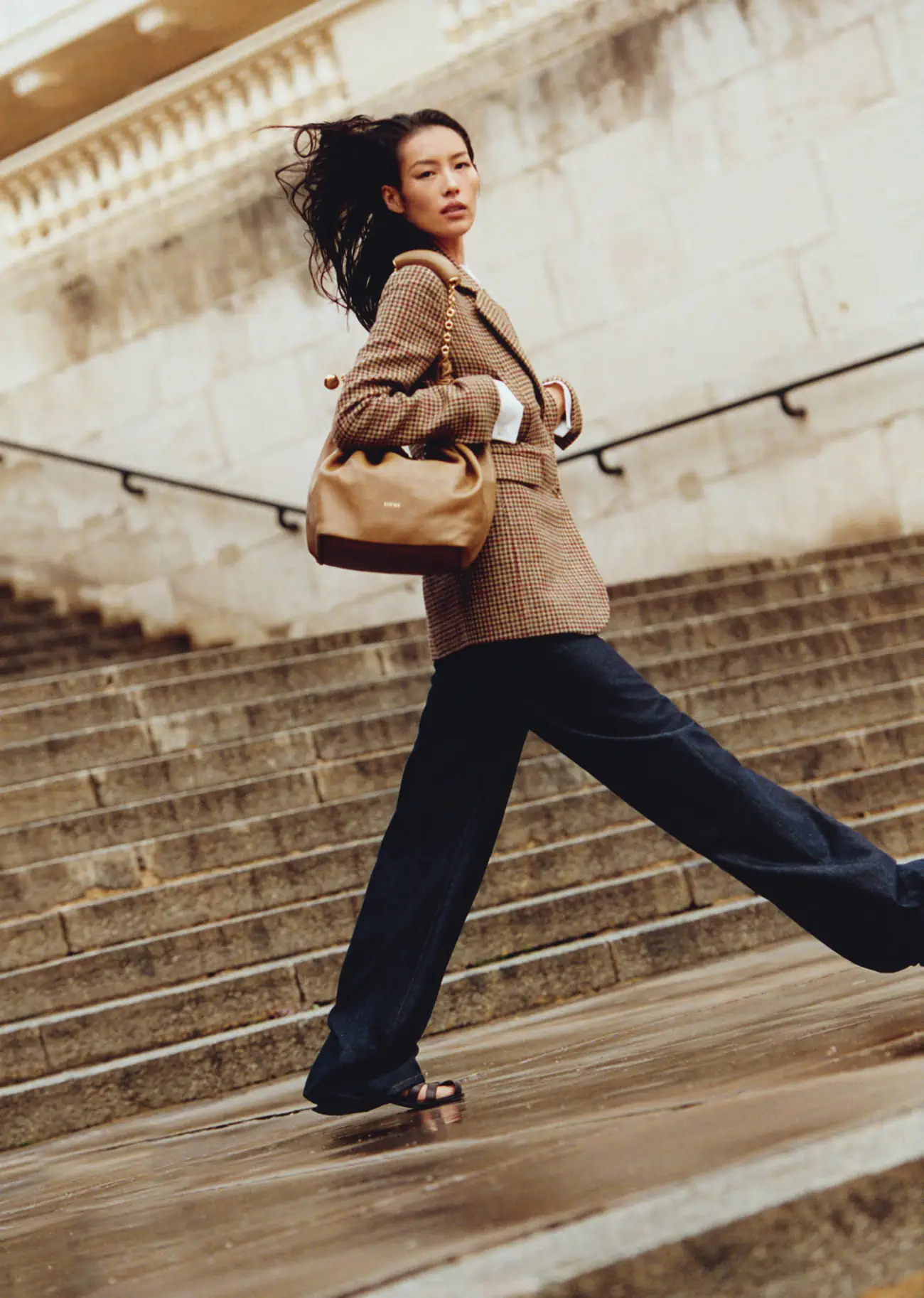 Liu Wen by Dan Martensen for British Vogue February 2024