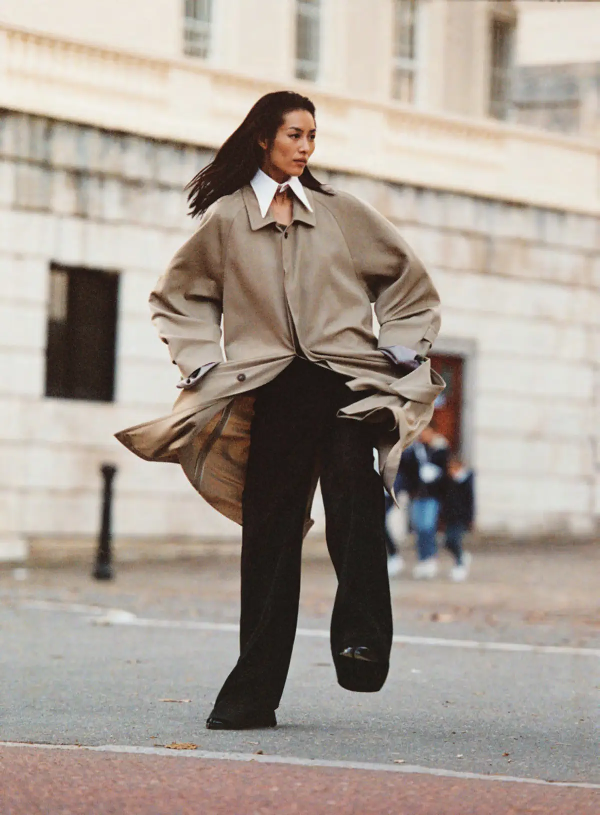 Liu Wen by Dan Martensen for British Vogue February 2024