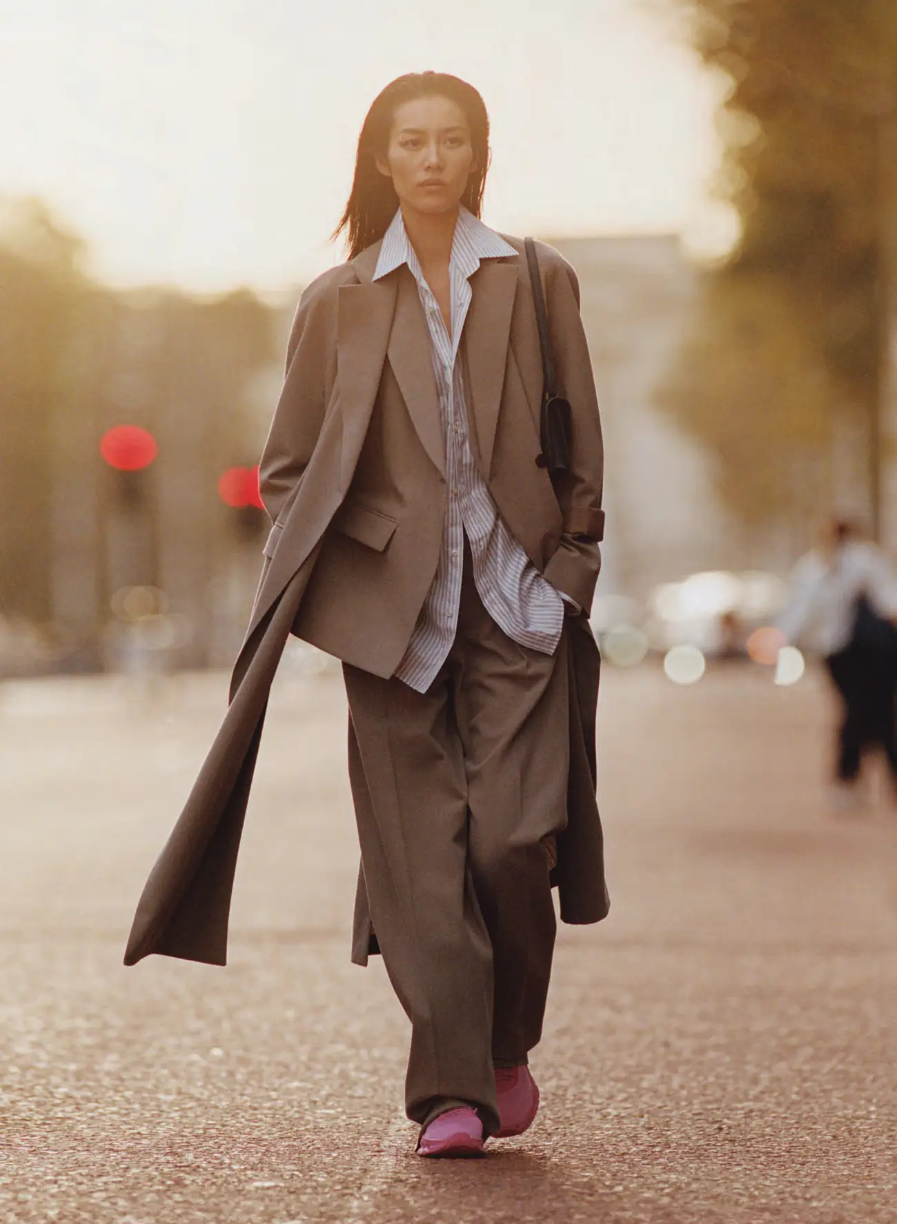 Liu Wen by Dan Martensen for British Vogue February 2024
