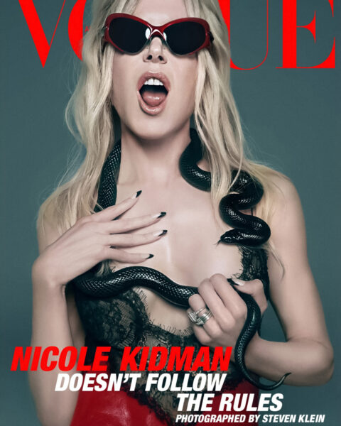 Nicole Kidman covers Vogue Australia February 2024 by Steven Klein