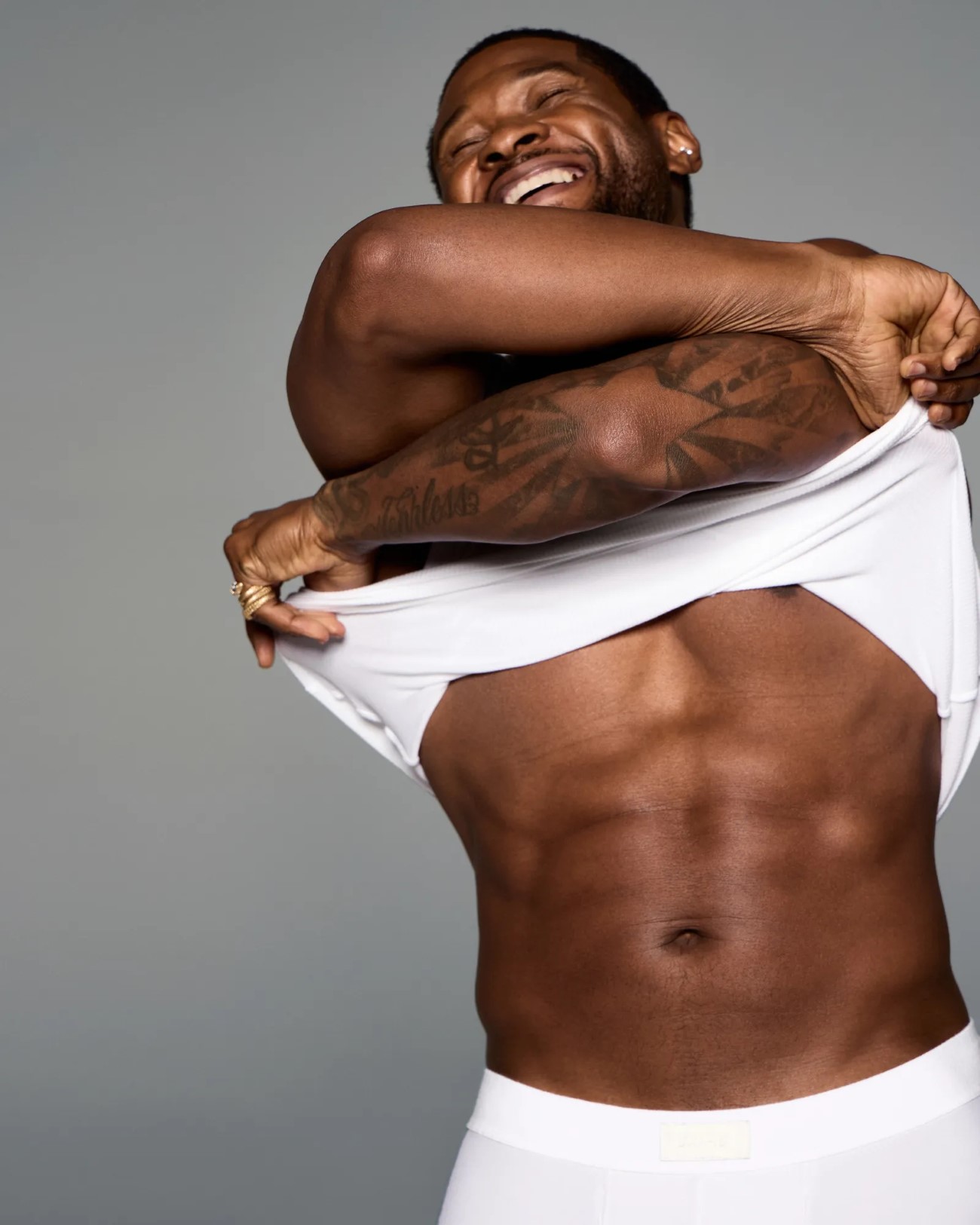Usher teams up with Skims Mens for new campaign and album release