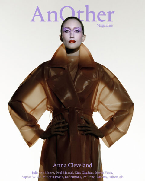 Anna Cleveland covers AnOther Magazine Spring-Summer 2024 by Carlijn Jacobs