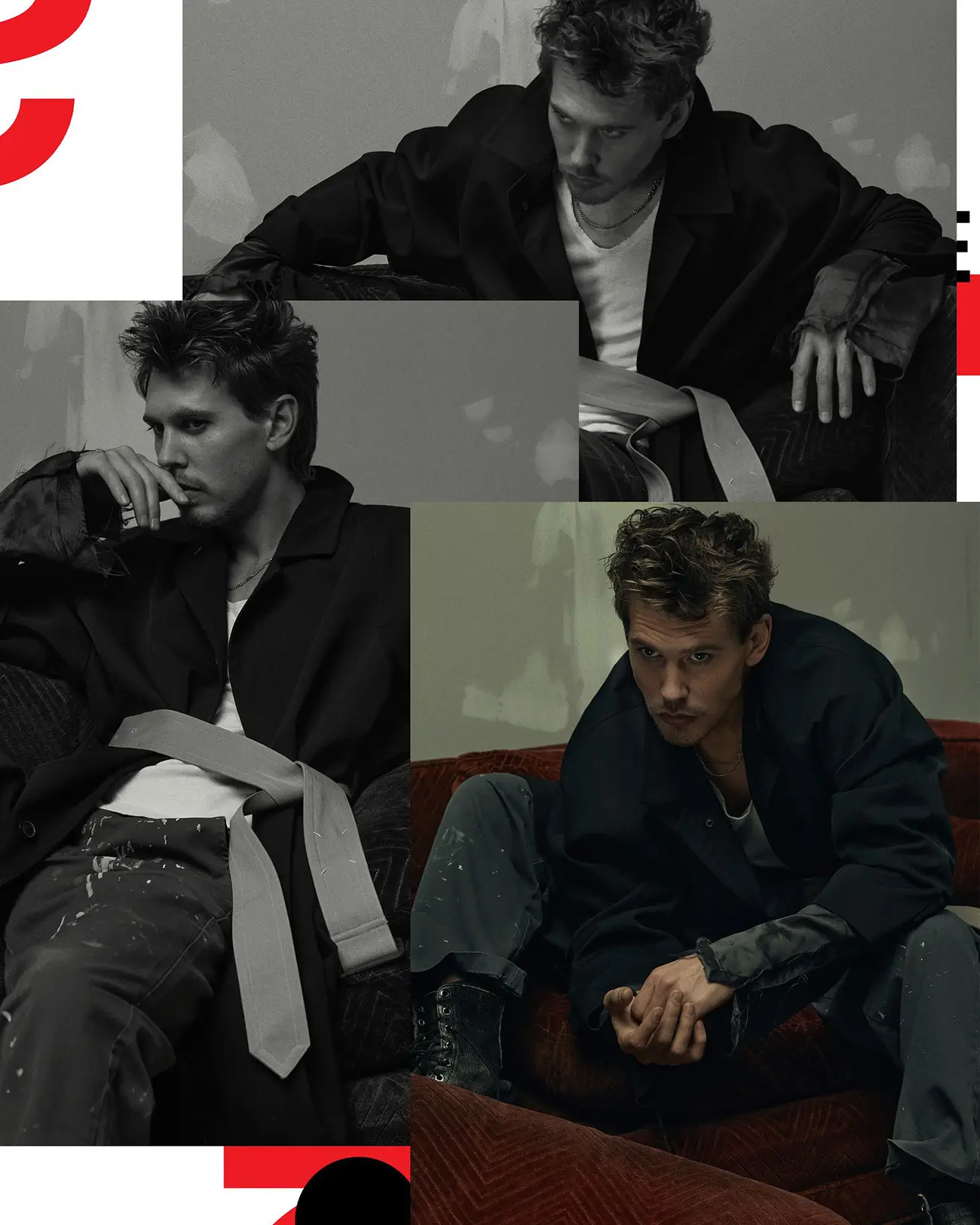 Austin Butler covers Esquire US March 2024 by Robbie Fimmano