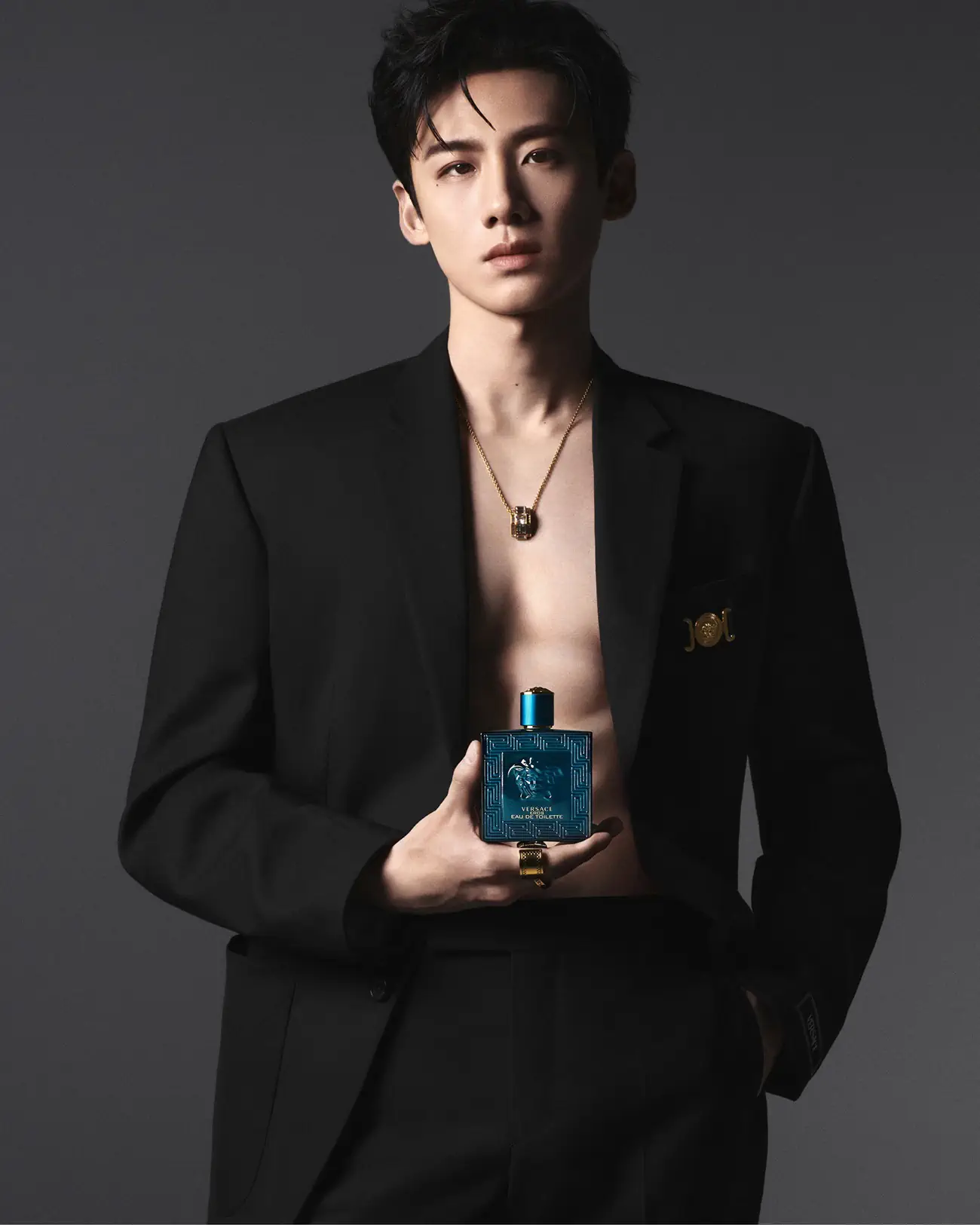 Bai Jingting is Versace's global fragrance ambassador