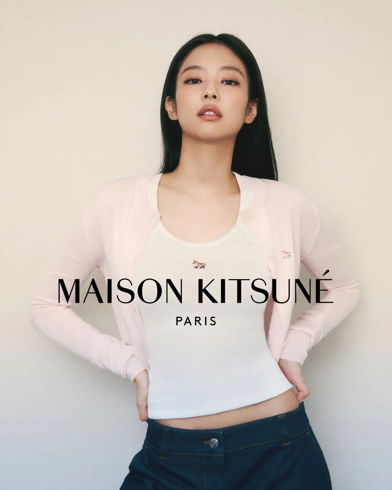 Maison Kitsuné taps Blackpink's Jennie for the campaign of the ''Baby Fox'' collection