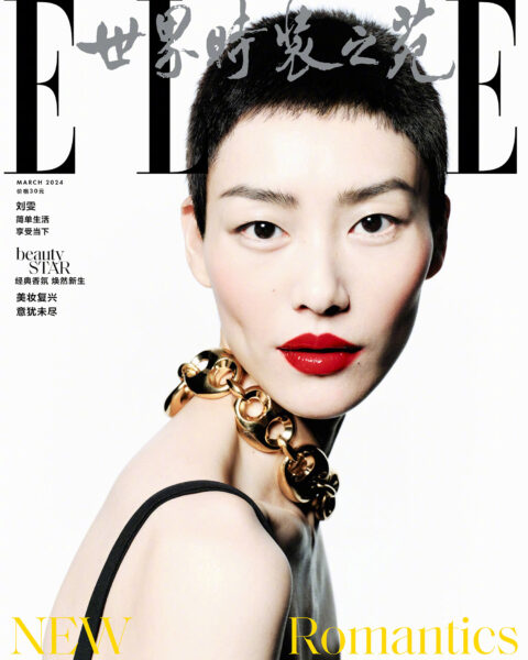 Liu Wen covers Elle China March 2024 by Nick Yang