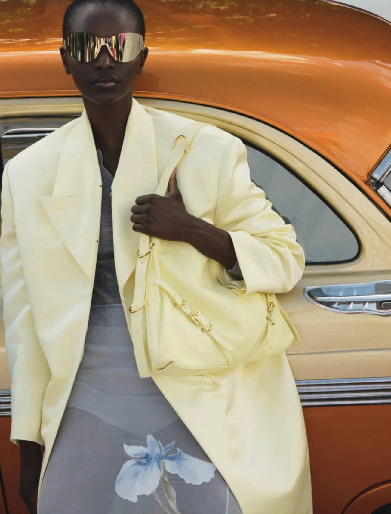 Oulimata Gueye covers Madame Figaro March 1st, 2024 by Jonas Bresnan
