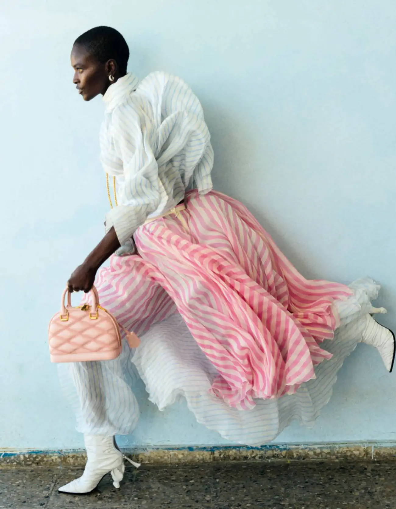 Oulimata Gueye covers Madame Figaro March 1st, 2024 by Jonas Bresnan