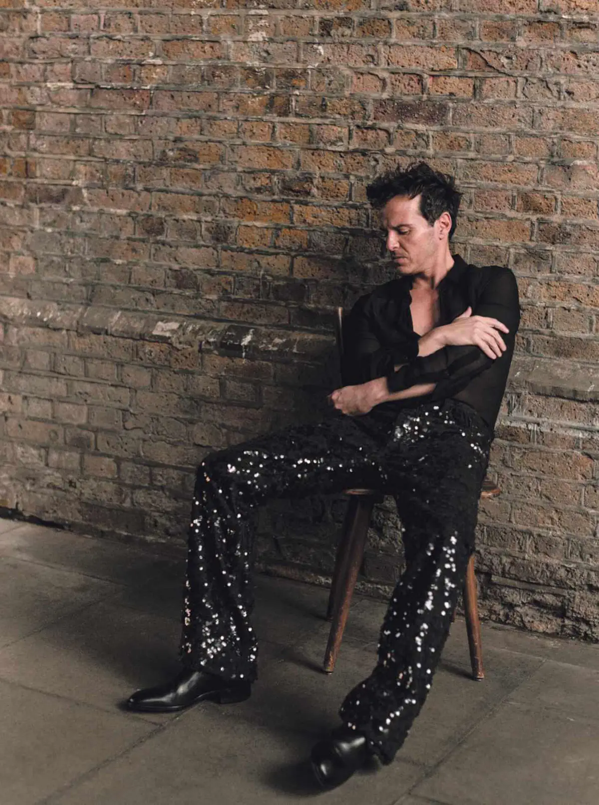 Andrew Scott covers The Sunday Times Style April 14th 2024 by Ward Ivan Rafik