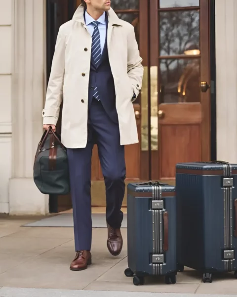Luggage brand Carl Friedrik teams up with Hackett London for a luxury luggages collection