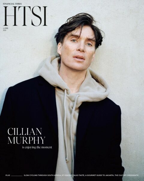 Cillian Murphy in Versace on How To Spend It April 6th, 2024 by Indigo Lewin