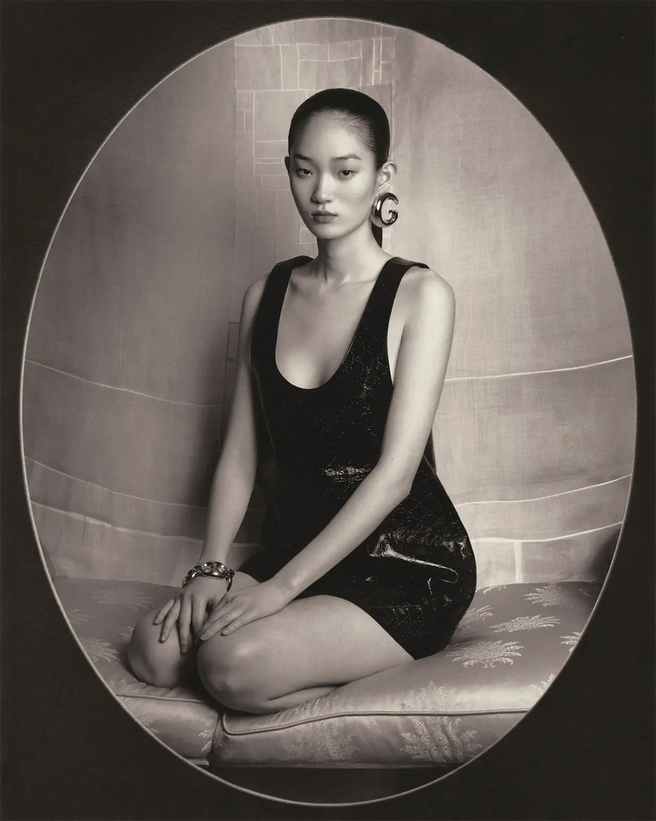Hyunji Shin in Gucci on Vogue Taiwan March 2024 cover by Cho Giseok