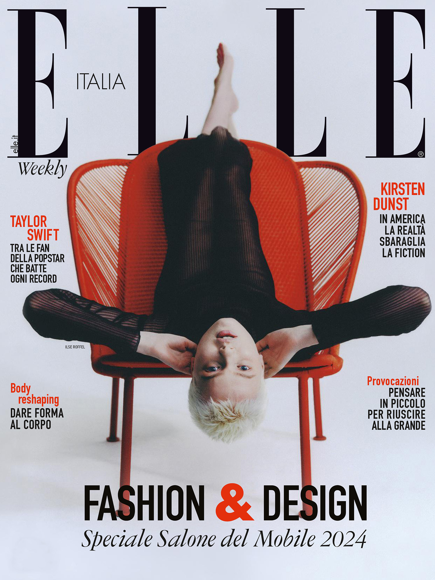 Ilse Roffel covers Elle Italia April 16th, 2024 by Alessandro Oliva